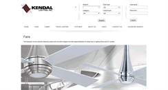 Desktop Screenshot of kendallighting.com